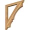 Ekena Millwork Balboa Traditional Rough Sawn Bracket, Western Red Cedar, 4"W x 44"D x 48"H BKT04X44X48BOA01RWR - alternate 1